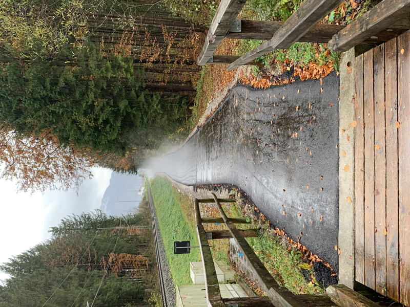 Ert&uuml;chtigung eines Geh- und Radweges,  Kochel am See